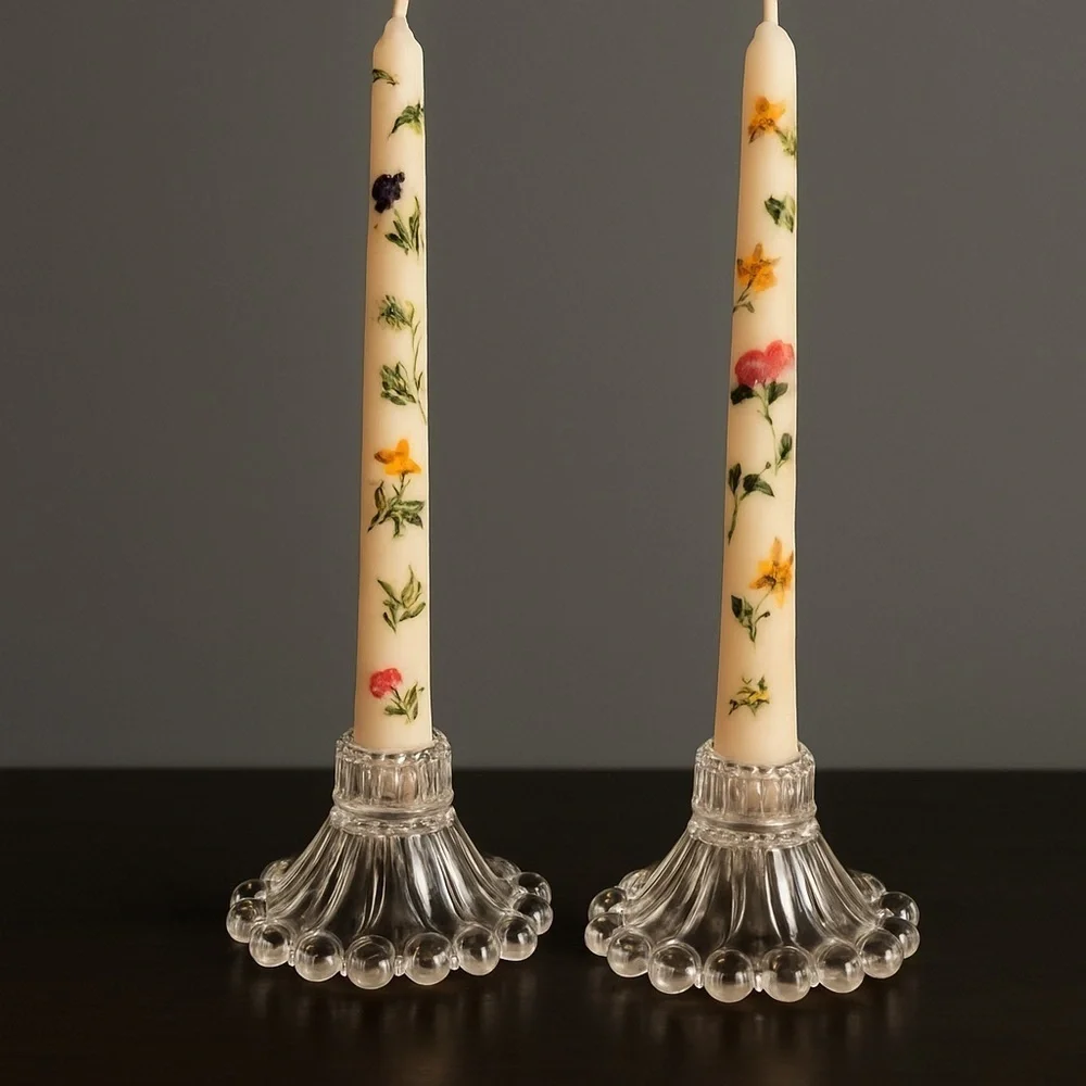 Berwick-Boopie  set of 2 stackable candlestick holders